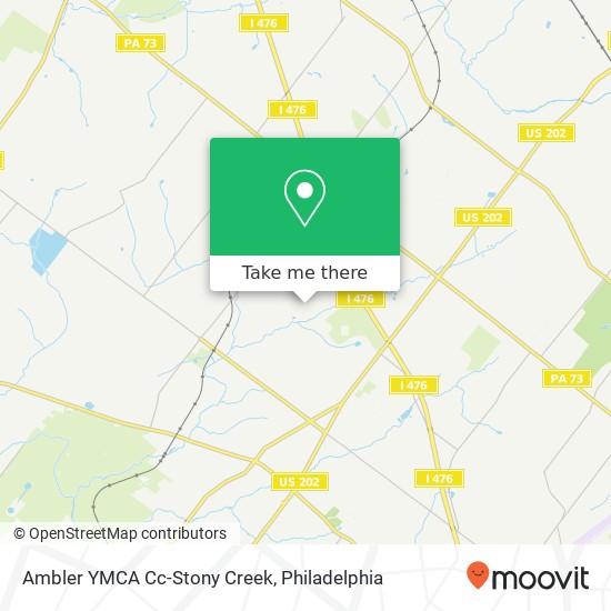 Mapa de Ambler YMCA Cc-Stony Creek
