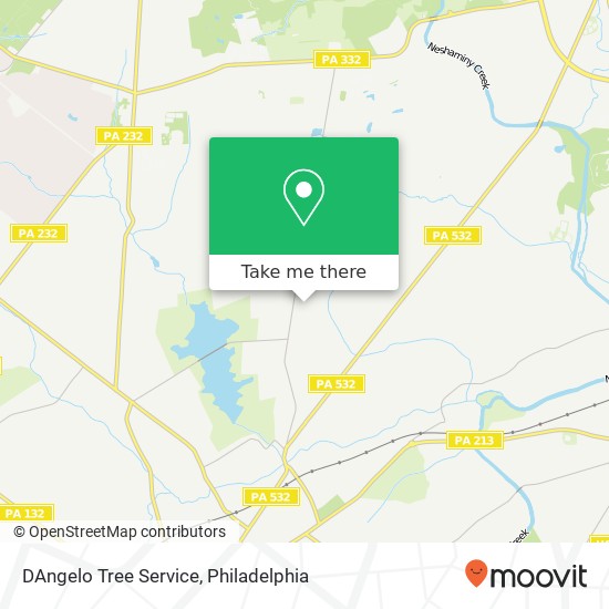 Mapa de DAngelo Tree Service