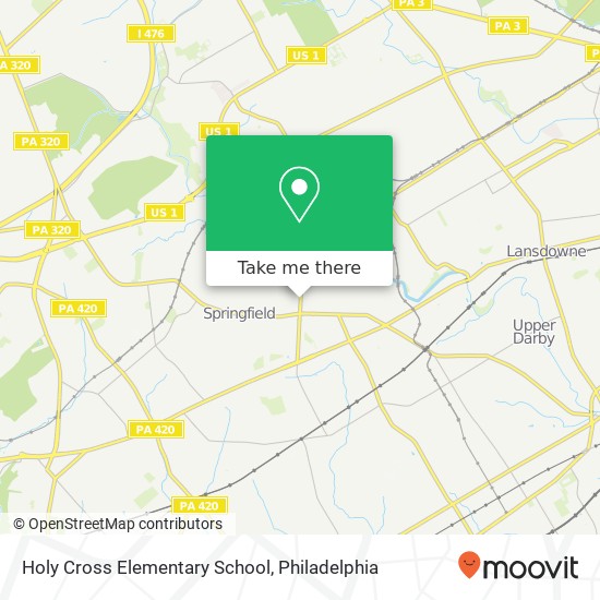 Holy Cross Elementary School map