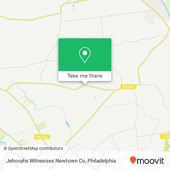 Jehovahs Witnesses Newtown Co map
