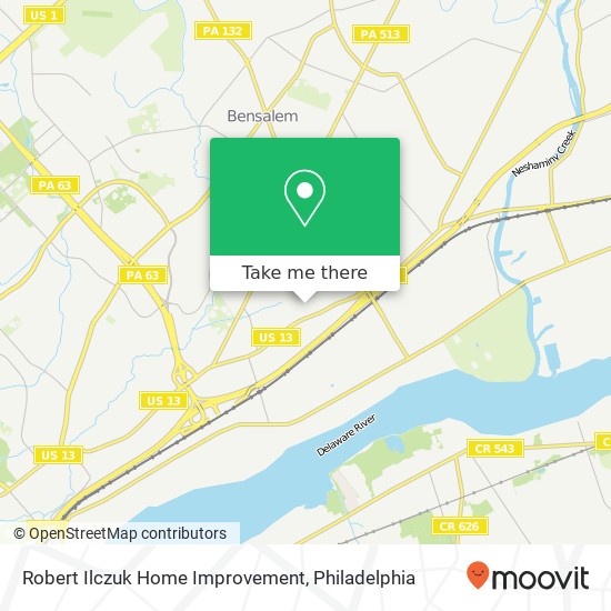 Robert Ilczuk Home Improvement map