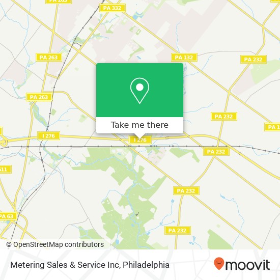 Metering Sales & Service Inc map
