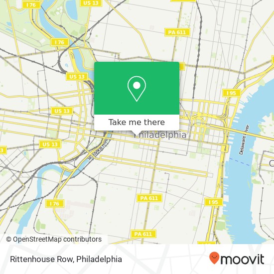 Rittenhouse Row map