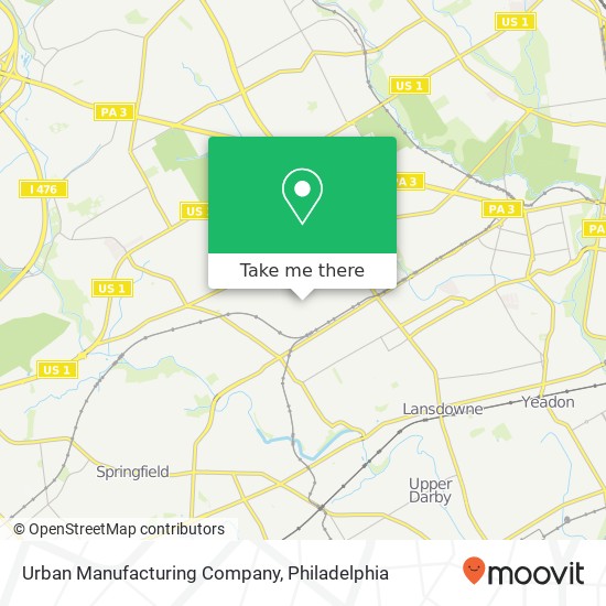 Urban Manufacturing Company map