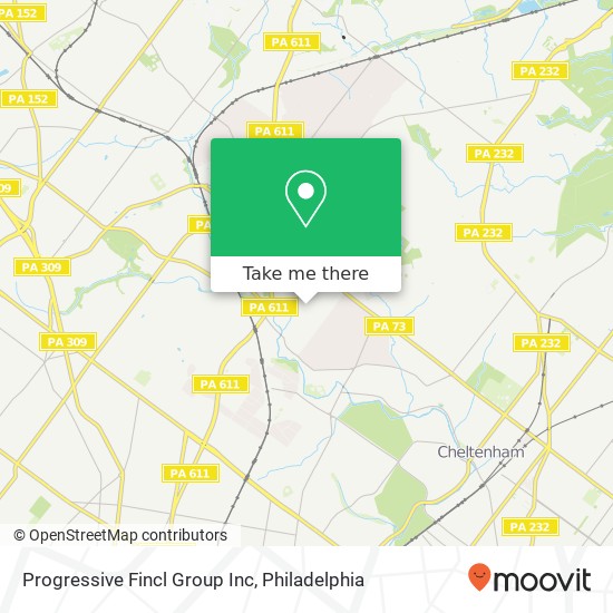 Progressive Fincl Group Inc map