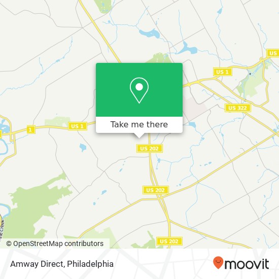 Mapa de Amway Direct