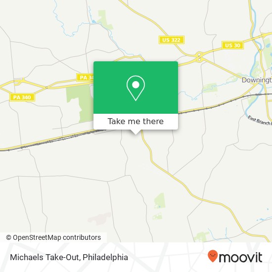 Michaels Take-Out map