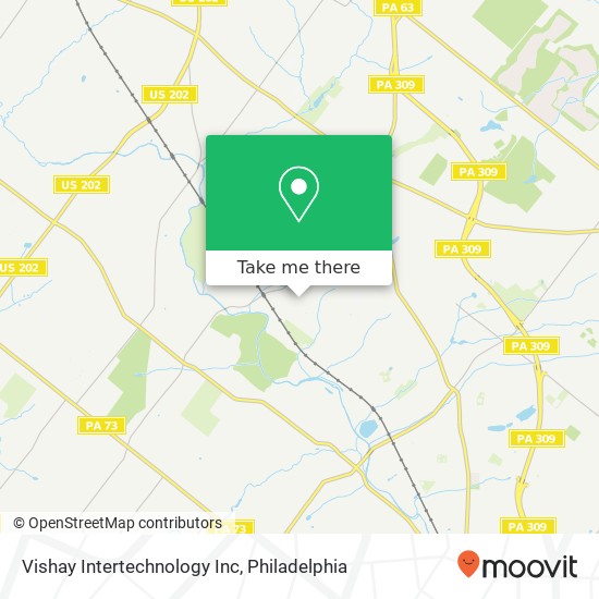 Vishay Intertechnology Inc map