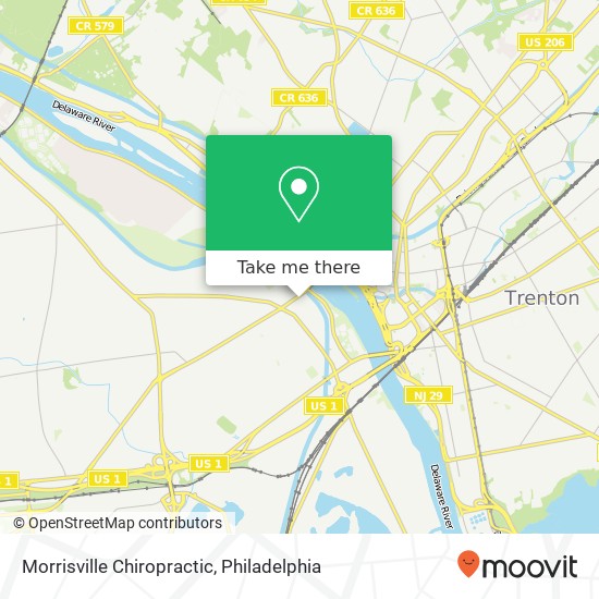 Morrisville Chiropractic map