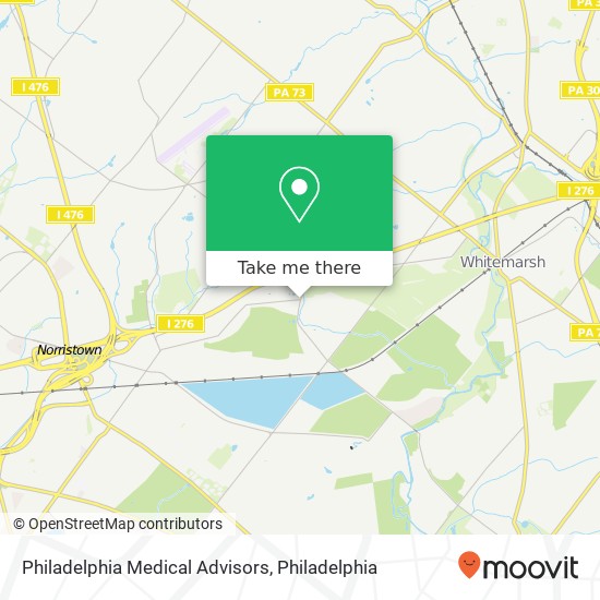 Philadelphia Medical Advisors map