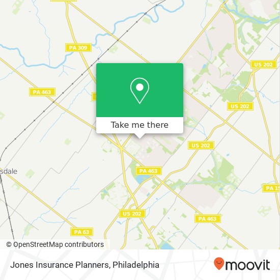 Mapa de Jones Insurance Planners