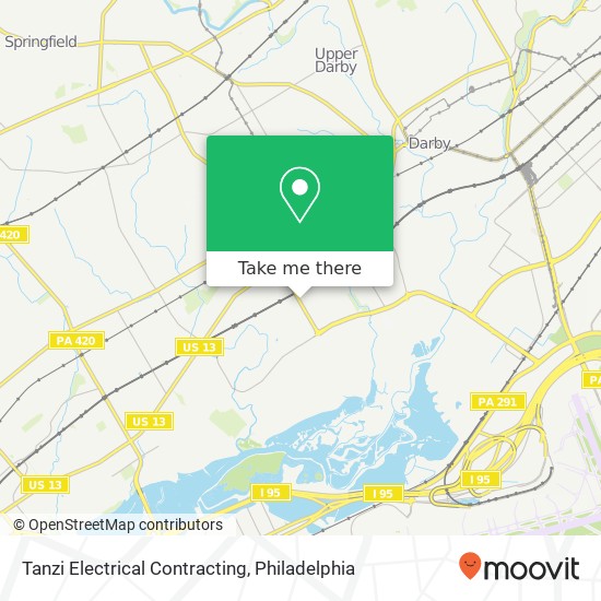 Tanzi Electrical Contracting map