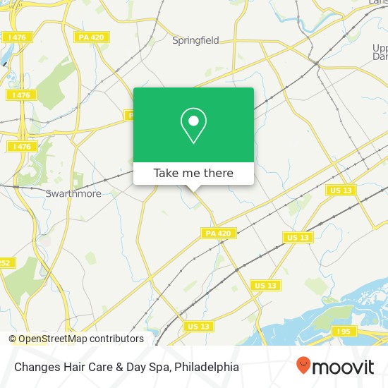 Changes Hair Care & Day Spa map