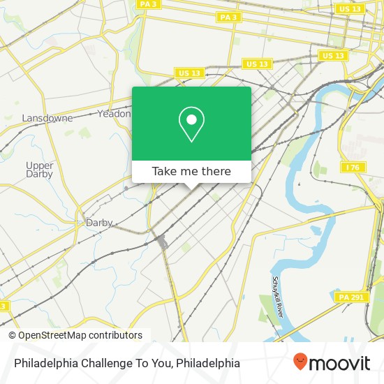 Philadelphia Challenge To You map