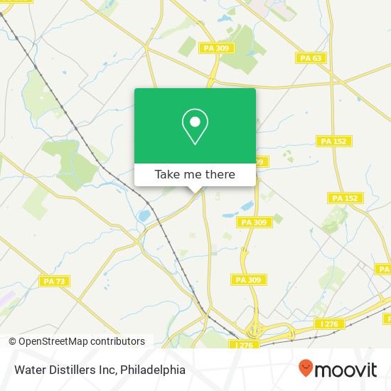 Water Distillers Inc map