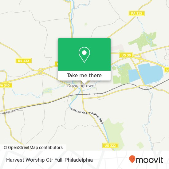 Harvest Worship Ctr Full map