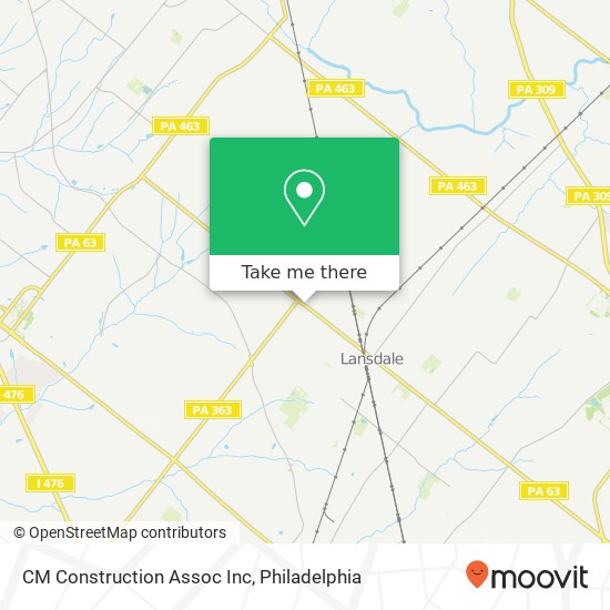 CM Construction Assoc Inc map