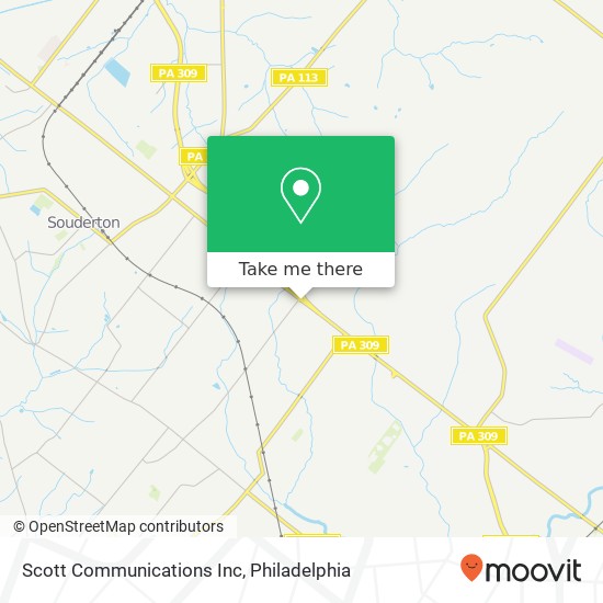 Scott Communications Inc map