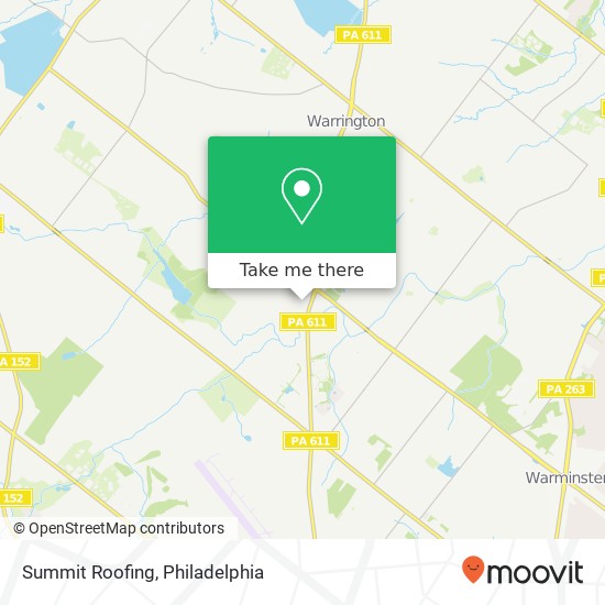 Summit Roofing map
