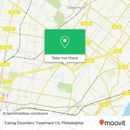 Mapa de Eating Disorders Treatment Ctr