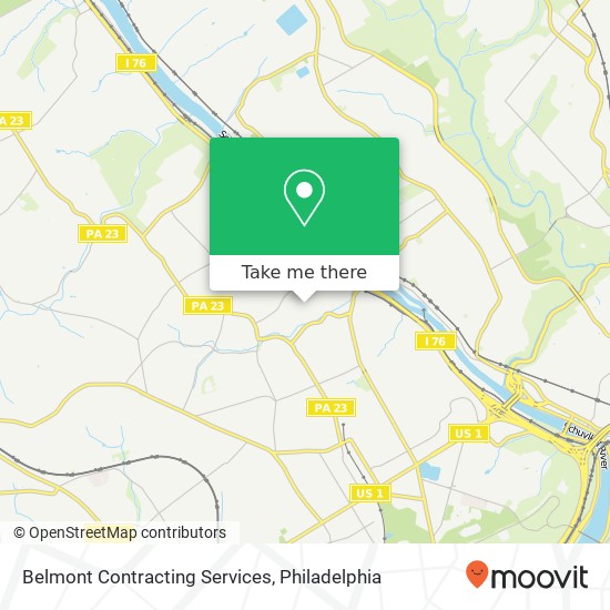 Belmont Contracting Services map