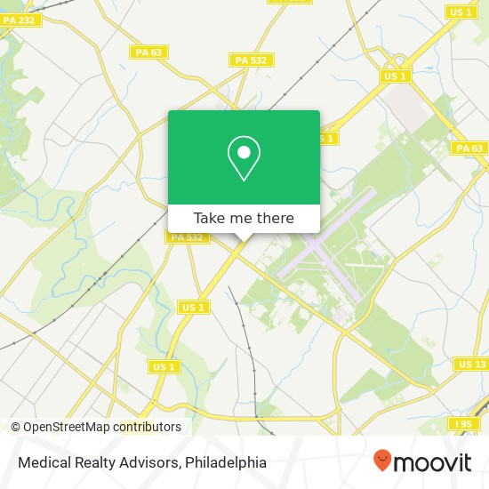 Mapa de Medical Realty Advisors