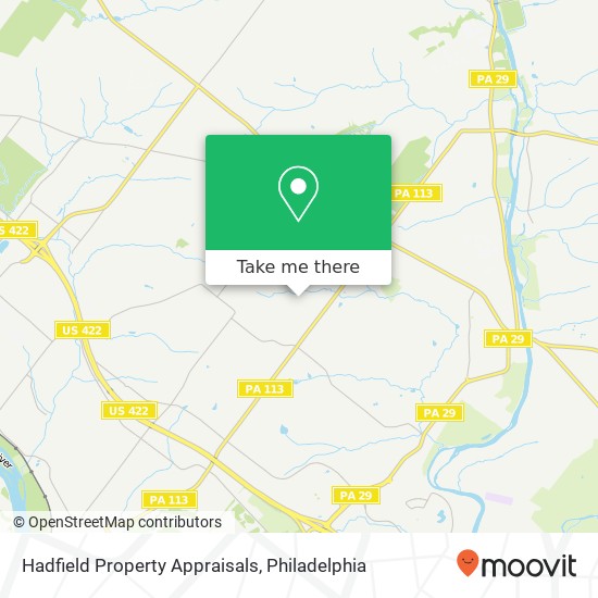 Hadfield Property Appraisals map