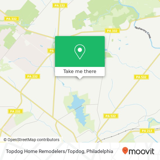 Topdog Home Remodelers/Topdog map