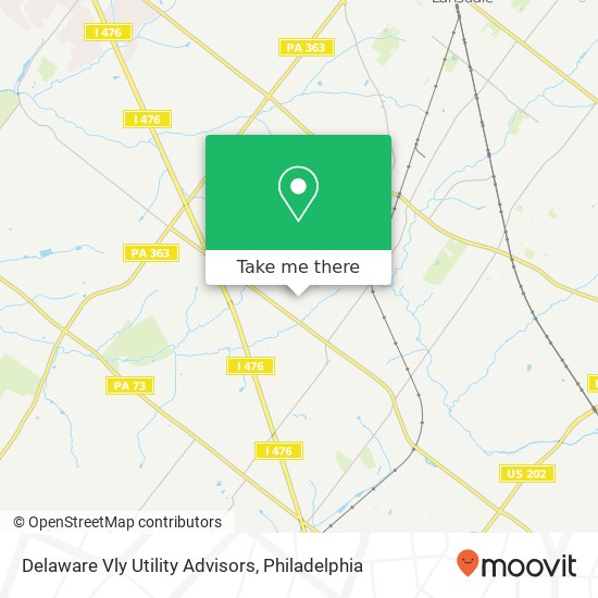 Delaware Vly Utility Advisors map