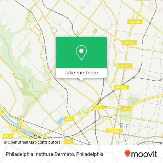 Mapa de Philadelphia Institute-Dermato