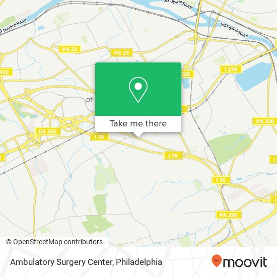 Ambulatory Surgery Center map