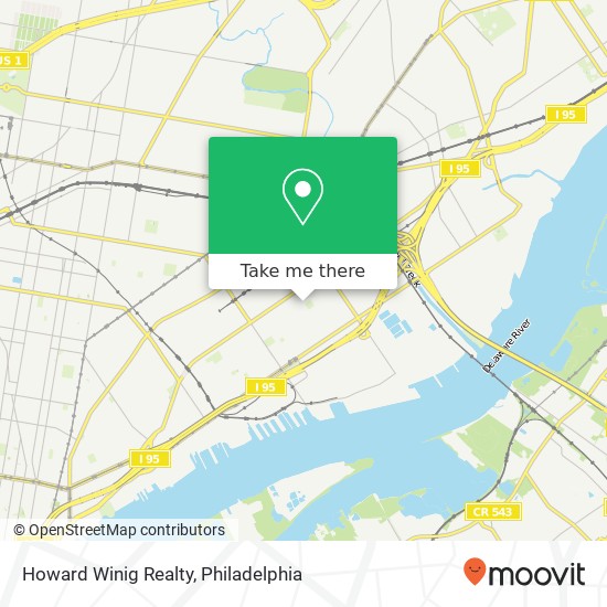 Howard Winig Realty map