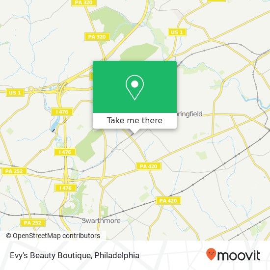 Mapa de Evy's Beauty Boutique