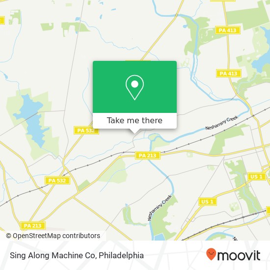Mapa de Sing Along Machine Co