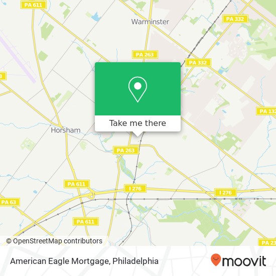 American Eagle Mortgage map