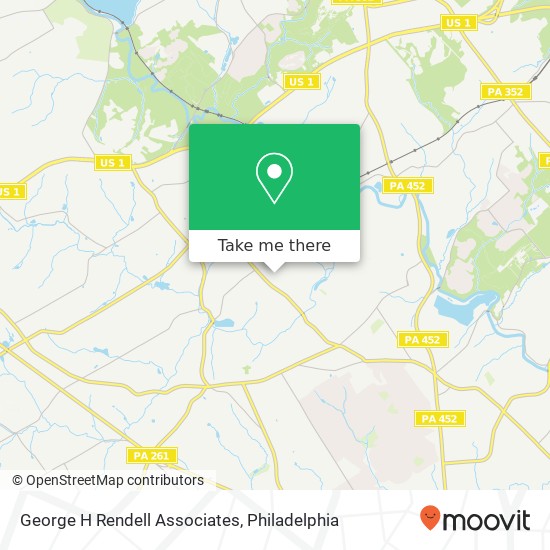 George H Rendell Associates map
