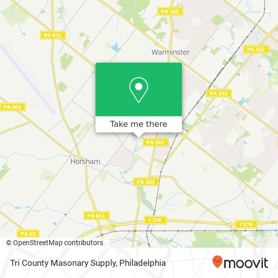 Tri County Masonary Supply map