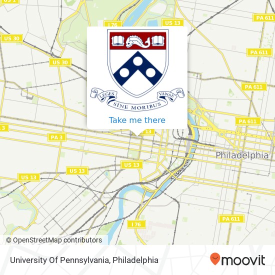 University Of Pennsylvania map