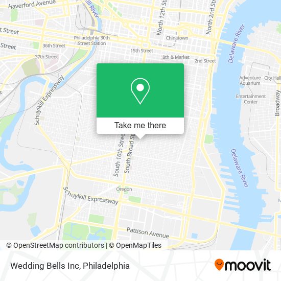 Wedding Bells Inc map