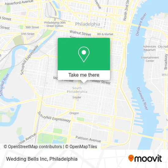 Wedding Bells Inc map
