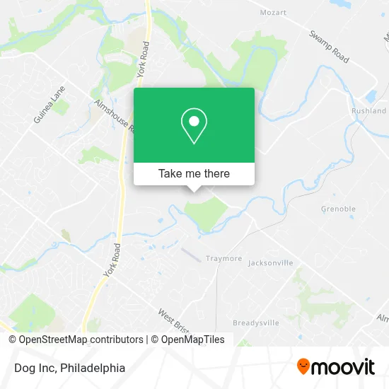 Dog Inc map