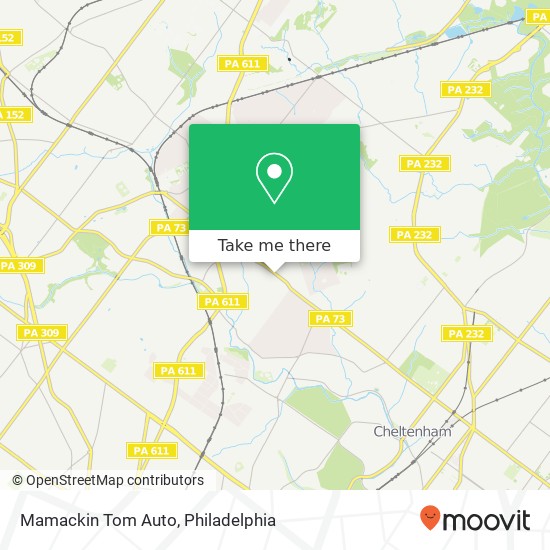 Mapa de Mamackin Tom Auto