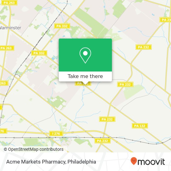 Mapa de Acme Markets Pharmacy