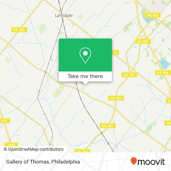 Mapa de Gallery of Thomas
