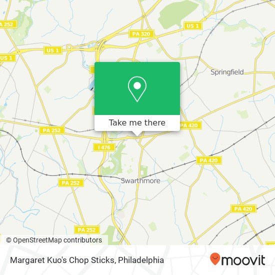 Mapa de Margaret Kuo's Chop Sticks