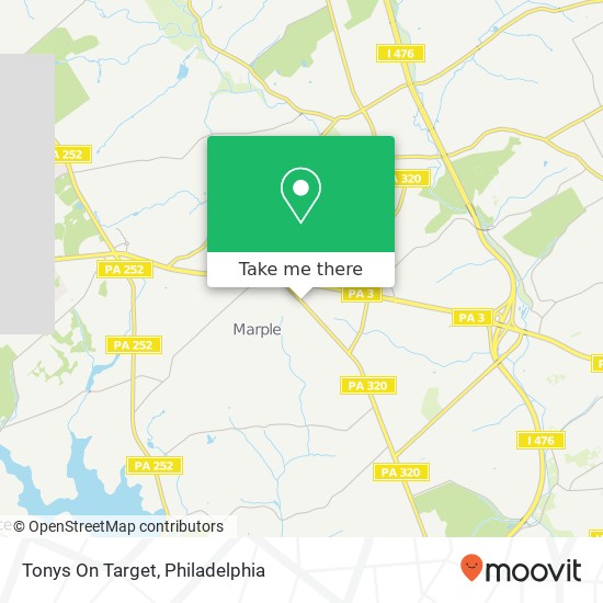 Tonys On Target map