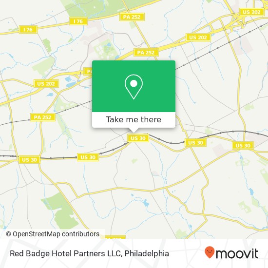 Red Badge Hotel Partners LLC map