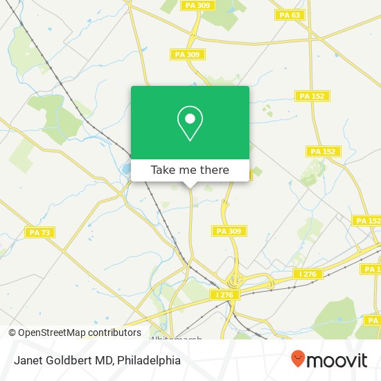 Janet Goldbert MD map