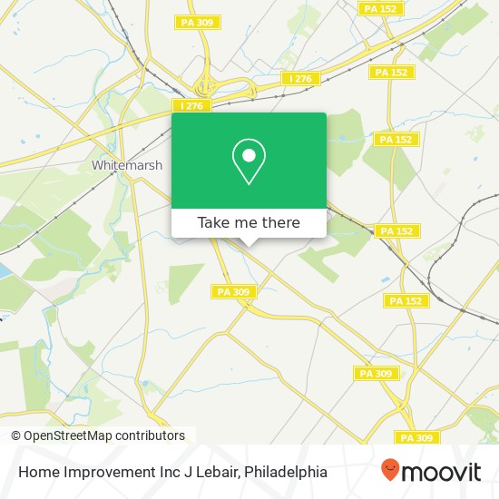 Home Improvement Inc J Lebair map