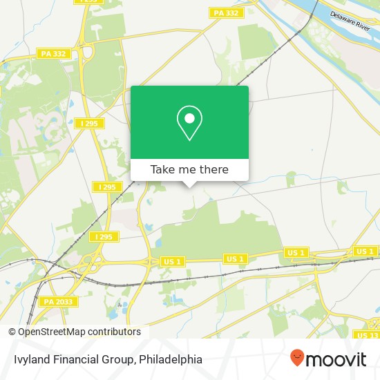 Ivyland Financial Group map